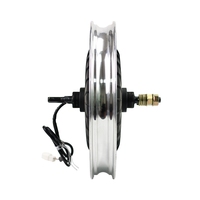 Moteur hub 350w 16 pouces vélo électrique Véhicule de vélos pièces brushless arrière avant Tambour De Frein bldc hub moteur 48v 60V 72V