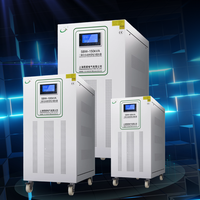 Régulateur de tension triphasé CA à enroulement en cuivre AVR avec protection contre les surtensions 50/60Hz haute efficacité 0.98 Affichage LCD Automatisation industrielle