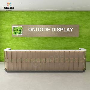 Mostrador de Recepción y Caja Registradora Personalizado para Spa |   Muebles Modernos para Mostrador de Recepción de Salón de Belleza - Product Image 1