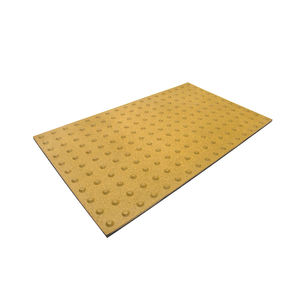 Tuile tactile en caoutchouc directe d'usine de vente chaude pour la tuile de marquage aveugle en caoutchouc de chemin aveugle pour la passerelle aveugle - Product Image 3