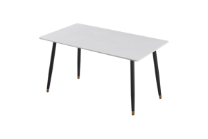 Tables à manger rectangulaires <span class=keywords><strong>Ginza</strong></span> 8 places en métal et pierre, style italien moderne, tables de luxe, plateau en marbre, table laminée - Product Image 6
