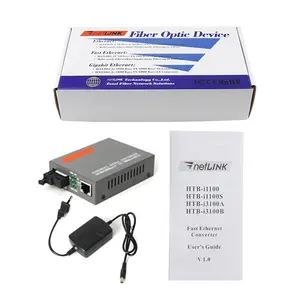 Giá Thấp Nhất Cho Chất Lượng Tốt Netlink Htb 10/100/1000M Gs-03 A/B 20KM 25KM 1Gb Bộ Chuyển Đổi Quang Gigabit Media