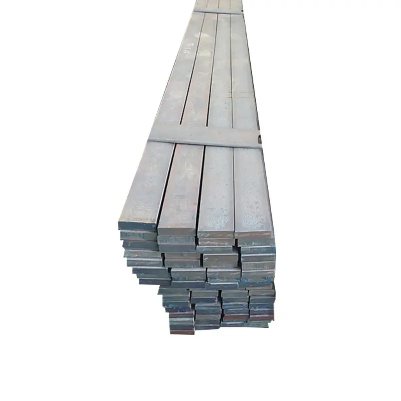 Siyah/galvanizli yüzey karbon çelik düz çubuk soğuk çekilmiş Metal alaşım Q195 Q235 Q345 karbon çelik düz çubuk