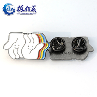 Fabricant chinois de badges personnalisés en métal émaillé, forme sur mesure, impression typographique, marque Zbw