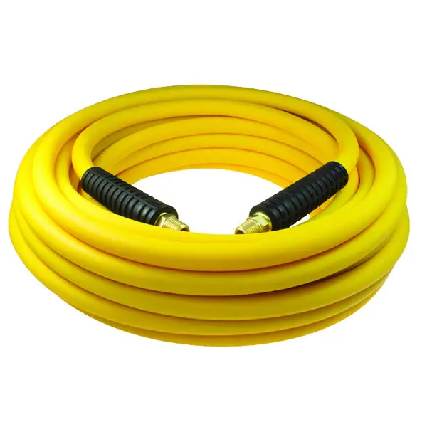 3/8 Inch 50Foot Premium Hybrid Polymer Air Hose Heavy Duty Light Weight Flexible Kink Resistant 300PSI Max Operating Pressure