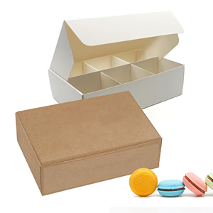 Scatole di torta <span class=keywords><strong>4</strong></span> confezioni con finestra White10 pollici usa e getta da forno scatole per torta biscotti torte Cupcakes pasticceria - Product Image 6