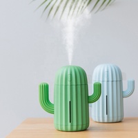 Humidificateur Portable Cactus sous forme de veilleuse, diffuseur d'huile essentielle, filtre et d'arôme, Portable, électrique et innovant, idéal comme cadeau