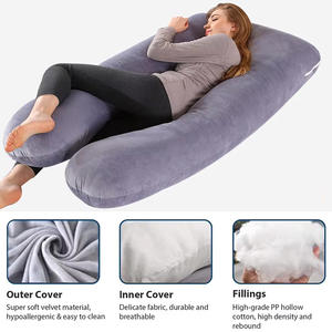 Vente chaude Oreiller Corps Entier En Forme De U Oreiller De Soutien De Grossesse Pour Dormir - Product Image 3