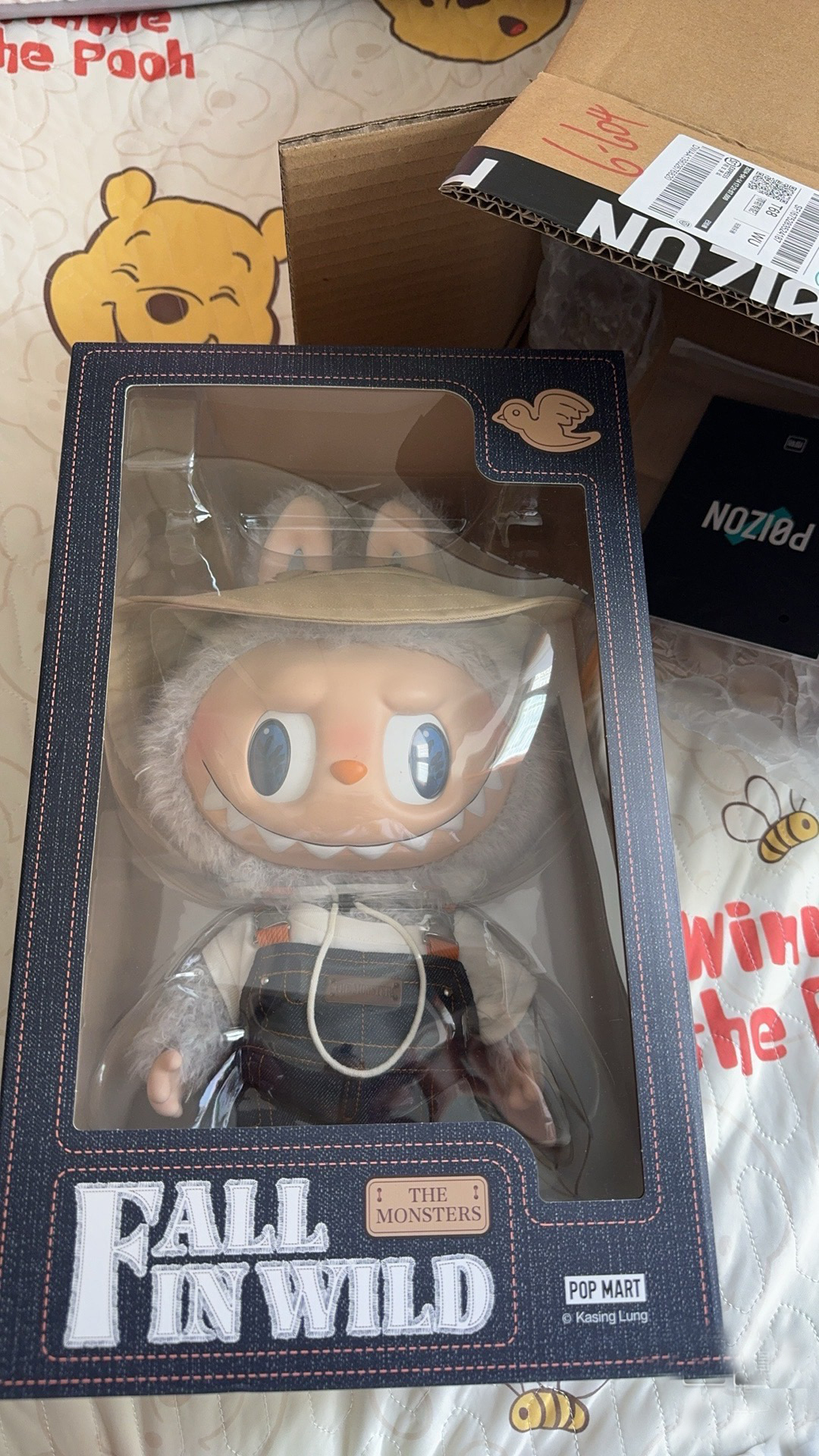 Popmart 40cm Vinyl Plush Doll - Monsters Fall in Wild Gift