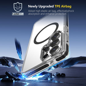 BEELAN New Shockproof Clear TPU PC Magnetic Wireless Charging Back Phone Cover for Samsung S26 Ultra S25 Plus - Product Image 6