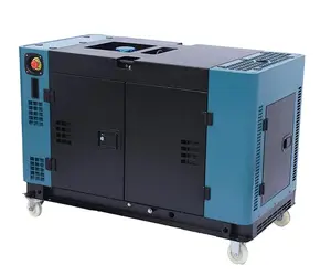 KAIST-generador de Diesel KDE15T, dos cilindros refrigerados por aire, silencioso, 12 kva, con ATS opcional