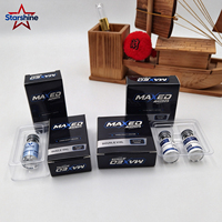 Boîtes d'emballage en papier personnalisées pour flacons avec étiquettes autocollantes holographiques, plateau en plastique pour flacons de liquides cosmétiques de 3 ml et 10 ml