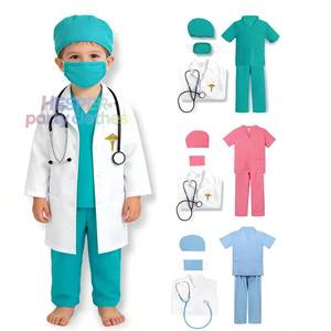 Uniformes de Cirujano para Niños al por Mayor de HP, Ideales para Disfraces Profesionales de Halloween, Atuendo para el Día de las Profesiones Infantiles - Product Image 1