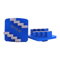 Tampon de meulage à segment trapézoïdal à haute efficacité de travail Plaque de meulage diamantée Redi Lock pour machine à plancher