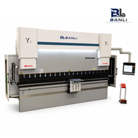 Prensa Plegadora Hidráulica CNC Serie RWP-CNC de BANLI, Máquina de Plegado Electrohidráulica Sincronizada, la Mejor Plegadora de Paneles para Fábrica