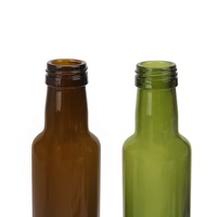 Bouteilles en verre d'huile d'olive de cuisson Marasca carrées vert foncé écologiques de qualité alimentaire en vrac de 100 ml, 250 ml, 500 ml, 750 ml, 1 L avec bouchon à vis