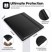 Classeur photo durable conçu pour les impressions 8x10, idéal pour les œuvres d'art, la photographie et le stockage à long terme