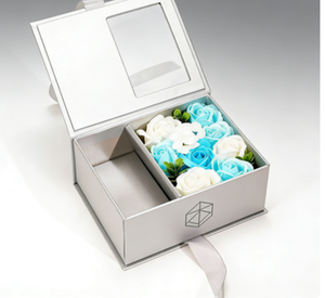 Cajas de Regalo de Flores de Lujo con Logotipo Personalizado, Cartón Corrugado, Origen Fujian, Diseño Plegable <span class=keywords><strong>para</strong></span> el Día de San Valentín y <span class=keywords><strong>Navidad</strong></span> - Product Image 2