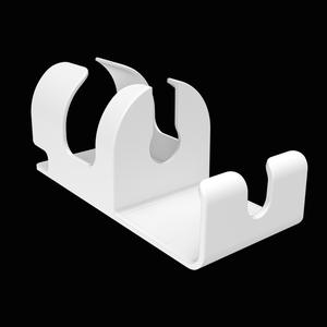 Soporte para cepillo de dientes eléctrico Alyson, base de plástico montada en la pared, diseño simple, no requiere perforación - Product Image 2