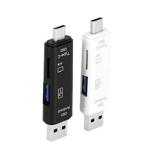 5 in 1 Multifunction <b>Usb</b> 2.0 Type C/<b>Usb</b> /<b>Micro</b> <b>Usb</b>/Tf/SD Memory Card Reader OTG <b>Adapter</b> Mobile Phone Accessories - Product Image 2