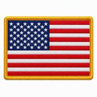 Écussons tactiques personnalisés brodés drapeau USA avec fixation auto-agrippante Velcro pour sac à dos tactique – Vente en gros, fournisseur OEM ODM