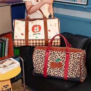 Sac de voyage West Highland Dog Leopard Lychee, grande capacité, forme cubique, bagage pour voyage d'affaires - Product Image 1
