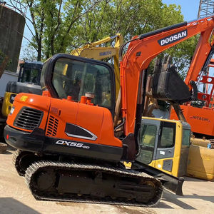 รถขุดขนาดเล็ก Doosan DX55 มือสองคุณภาพสูง พร้อมมอเตอร์ปั๊มเครื่องยนต์เกียร์บ็อกซ์เดิมๆ น้ำหนักใช้งาน 5 ตัน รับน้ำหนักได้ 6 ตัน รุ่นปี 2020 - Product Image 1