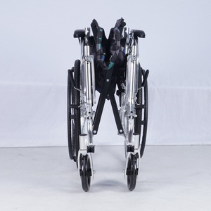 KS Lightweight Foldable Aluminum Alloy Manual Wheelchair For Elderly And Stroke Patients With No <b>Inflation</b> Required - Product Image 4