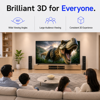 Téléviseur intelligent Bestar 86 pouces 4K 3D passif avec affichage visuel immersif pour les chambres d'hôtel, les complexes hôteliers et les appartements