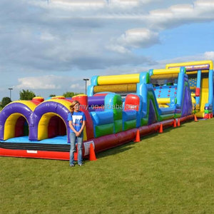 GMY <span class=keywords><strong>Inflatables</strong></span>カスタマイズ毒性ラッシュテーマインフレータブル障害コーススライド付き商用ゲームレンタルアウトドア用 - Product Image 5