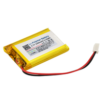 Cellule de batterie au lithium-ion 3.7V 1000MAH 2000MAH pour machines POS haut-parleurs actifs produits numériques