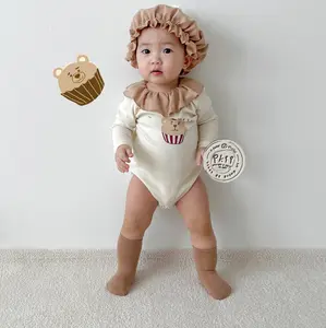 现货婴儿连身衣韩版休闲婴儿连身衣婴幼儿可穿长袖儿童爬行衣服批发