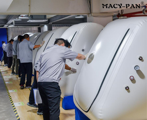 Chambre d'oxygénothérapie hyperbare Macy-Pan, vente en gros, chambre hyperbare souple, 1,4 Ata, Hbot doux, chambre hyperbare pour 2 personnes, type vertical - Product Image 1