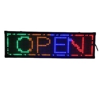 Letrero LED Programable a Todo Color con Texto Desplazable, Tablero de Visualización LED para Ventanas Interiores, Tablero de Mensajes LED para Publicidad en Tiendas