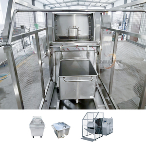 Máquina de limpieza de jaulas de aves de corral, máquina de limpieza de contenedores de basura, máquina de limpieza a presión con carro, máquina de lavado de cajas, la más vendida - Product Image 2