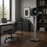 Ventilateur de table sur pied B2B Best Choice avec indicateur de batterie, aromathérapie et télécommande pour poussette, maison et hôtel