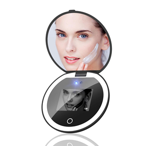 Espejo cosmético LED de detección UV inteligente portátil con herramienta analizadora de cuidado de la piel ligera para revisión de maquillaje - Product Image 6