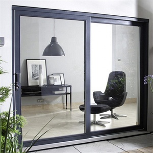 Nhôm Trượt Cửa Sổ Và Sắt Cửa Sổ Grill Thiết Kế Kính Đầy Đủ Frameless Nhập Door - Product Image 4