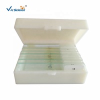 Lab Microscope Slides Prepared Specimen Insects and Plants for Kids' Biology Study for Home or School Learning