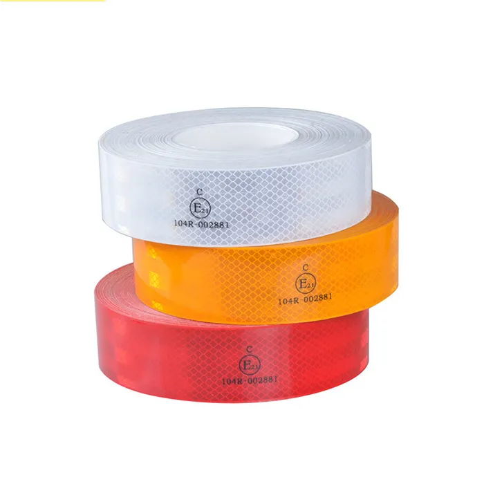 Reflector Sticker Red Reflective Safety Warning Tape Customized Reflective Truck Vehicle Adhesive Reflective Tape