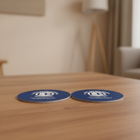 Sous-verres classiques en liège écologiques de la marque Giftway avec logo personnalisé, épaisseur 5 mm, réutilisables, taille personnalisée 10 cm pour la table de la maison