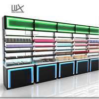 Fourniture d'usine en gros acrylique tabac comptoir armoire fumée boutique présentoir vitrine