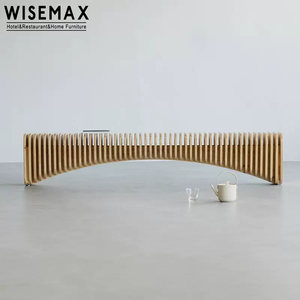 WISEMAX FURNITURE Modern Living Room Long Bench Mall Furniture Design creativo <span class=keywords><strong>panca</strong></span> lunga <span class=keywords><strong>per</strong></span> il tempo libero <span class=keywords><strong>in</strong></span> <span class=keywords><strong>legno</strong></span> di pino massello <span class=keywords><strong>per</strong></span> l'ingresso - Product Image 2