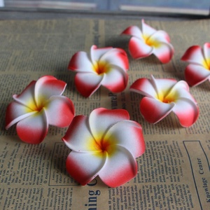 <span class=keywords><strong>Fleur</strong></span> artificielle Hawaïenne Plumeria en mousse PE pour décoration de mariage, 4cm, 5cm, 7cm, 9cm, vente en gros - Product Image 4