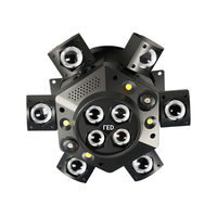 Productos Populares Directo de Fábrica, Luz Láser de Cabeza Móvil de 6 Ojos, RGBW DMX512, Iluminación LED para Discoteca y DJ
