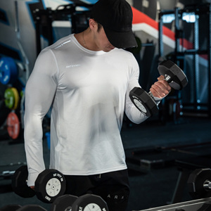 Kaos Olahraga Lengan Panjang LS1089 Nyaman untuk Fitness dan Latihan, Kaos Olahraga Lengan Pendek untuk Training - Product Image 4
