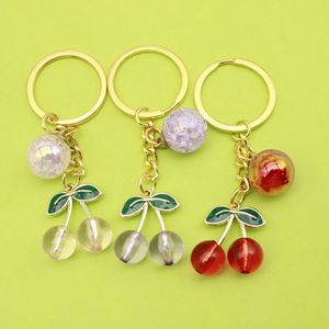 Carino cartone animato piccolo fiore rosso portachiavi piccolo ciondolo in metallo fata cuore per la confessione degli studenti decorazioni ispirate - Product Image 1
