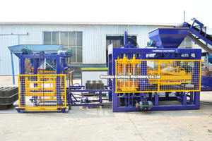 QT5-15 유압 프레스 콘크리트 중공 고체 벽돌 만들기 기계/블록 포장 돌 벽돌 만들기 기계 - Product Image 4