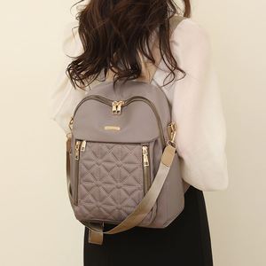 <span class=keywords><strong>Sac</strong></span> à dos imperméable pour <span class=keywords><strong>femme</strong></span>, dernière collection Oxford, couleur unie, broderie minimaliste, vente directe d'usine - Product Image 4