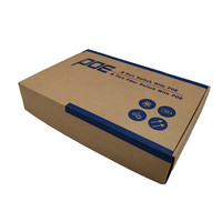 4*10/100/1000M RJ45 Ports 2*1000M Uplink Ring Fiber Optical Switch with POE SFP SNMP Support Enterprise Category Product